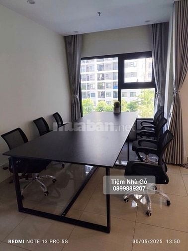 Bàn họp chân sắt dành cho 6-8 người ngồi