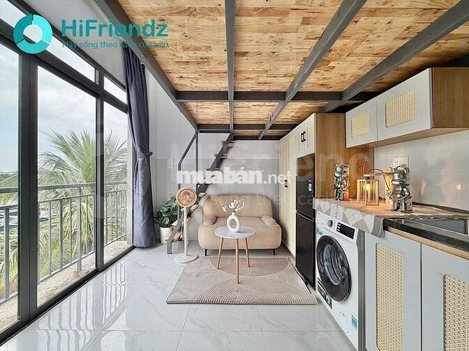 DUPLEX FULL NỘI THẤT BAN CÔNG MỚI XÂY VƯỜN LÀI GẦN ĐH NGUYỄN TẤT THÀNH