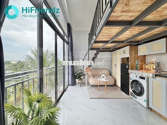 DUPLEX FULL NỘI THẤT BAN CÔNG MỚI XÂY VƯỜN LÀI GẦN ĐH NGUYỄN TẤT THÀNH