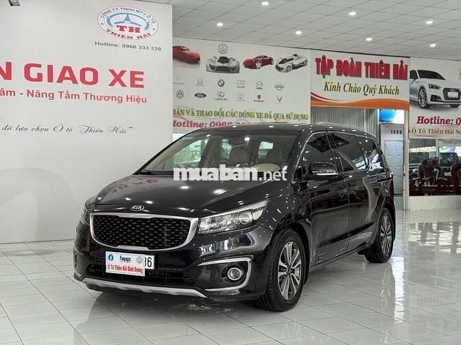 KIA SEDONA 2.2L DATH FULL DẦU 2018 Đen