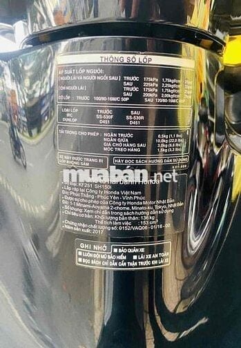 Sh 150 đời 2017 ABS