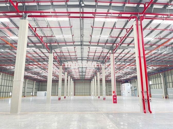 CHO THUÊ KHO XƯỞNG XÂY MỚI 100% BẾN LỨC LONG AN 3000M2 ĐƯỜNG CONT 24H