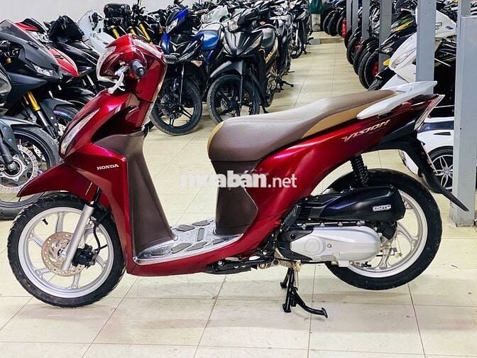 XE MÁY THỊNH PHÁT - HONDA VISION ĐỎ MẬN MÁY ZIN ÊM