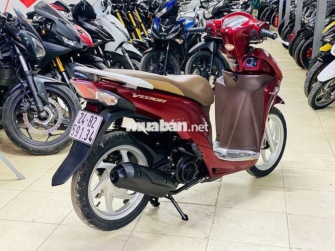 XE MÁY THỊNH PHÁT - HONDA VISION ĐỎ MẬN MÁY ZIN ÊM