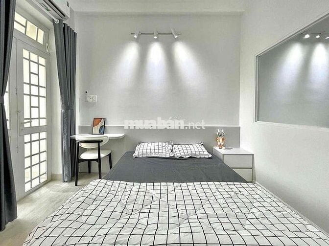 HT 1pn studio gần khu k300,nhà ga t3, cầu vượt hoàng hoa thám 55m2