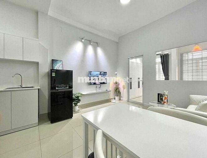 HT 1pn studio gần khu k300,nhà ga t3, cầu vượt hoàng hoa thám 55m2