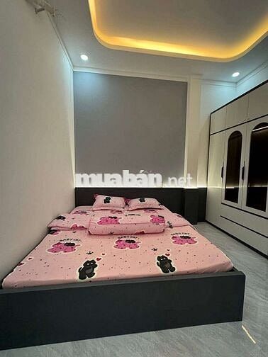 Bán nhà Sân Vườn Dt 4x17m 3PN full nội thất Tân Hiệp 17 Tân Uyên BD