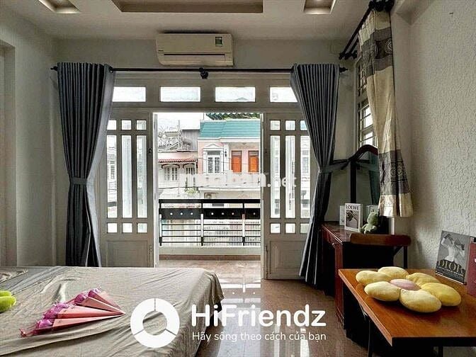 Cho thuê căn hộ ban công tách bếp riêng biệt mới xây kế parc mall Q8