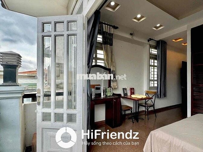 Cho thuê căn hộ ban công tách bếp riêng biệt mới xây kế parc mall Q8