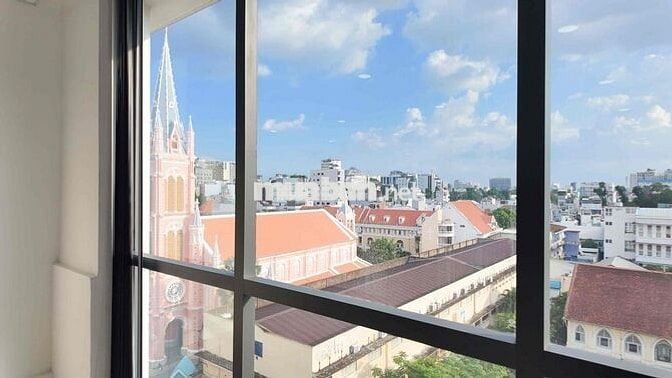 Cho thuê VP 120m2 Hai Bà Trưng full nội thất view cao thoáng mát