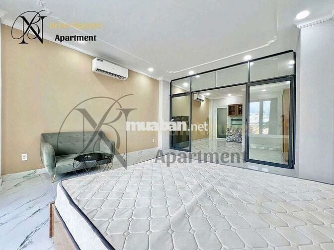 1PN 65m2 ban công thang máy full nội thất chợ Bà Chiểu CV Lê Văn Tám