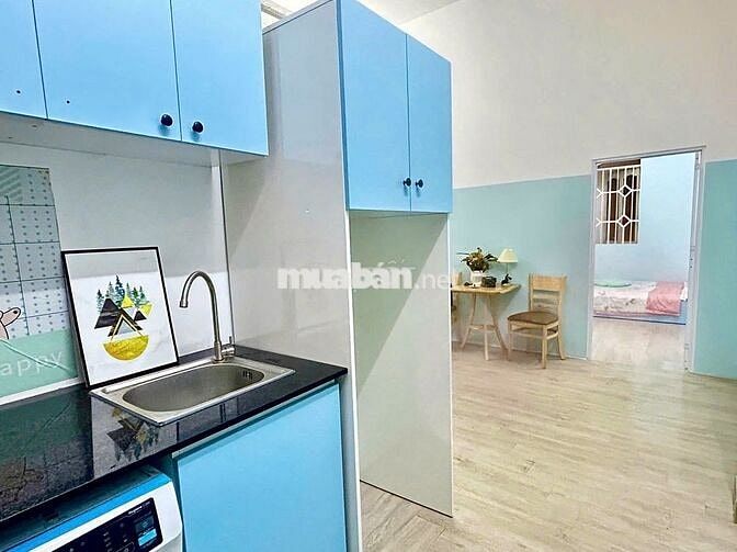 Thuê Căn Hộ 2PN 1PK 60m2 Cao Cấp Nguyễn Thượng Hiền Gần Chợ Bà Chiểu