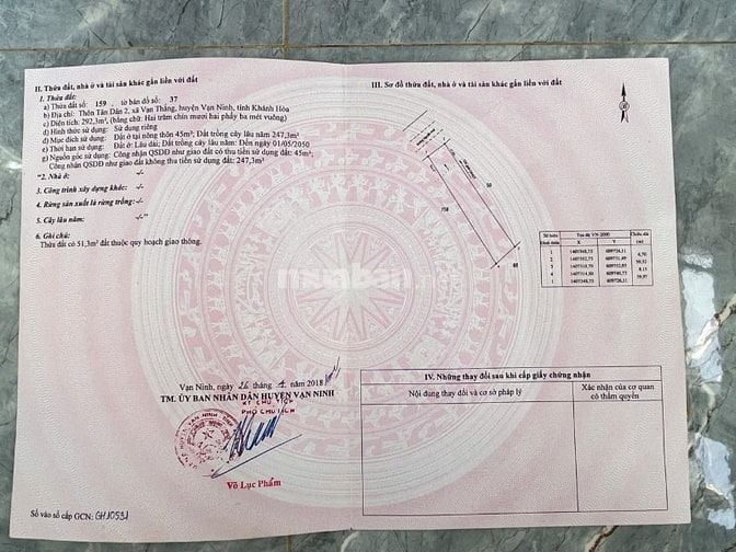 Gấp! Mặt tiền Nguyễn Huệ gần biển,KKT Vân Phong, Vạn Thắng - Khánh Hoà