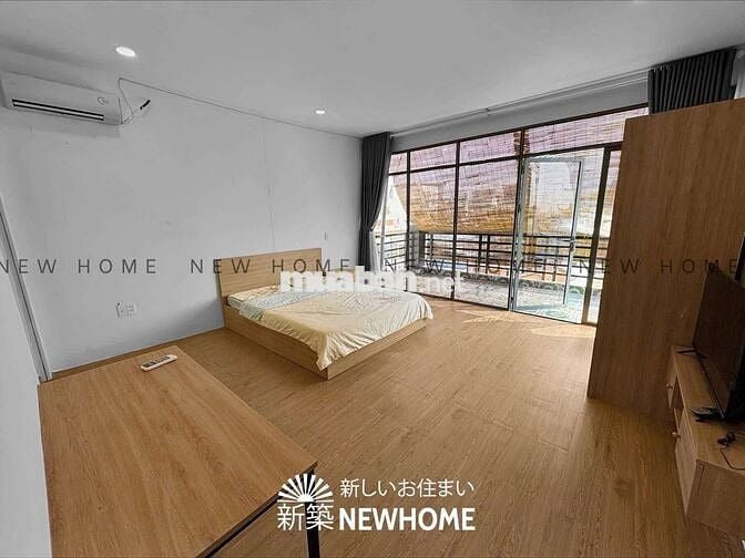 Căn Hộ 1 Phòng Ngủ 45M2 Ban Công Lầu 6 View City Gần Quận 3