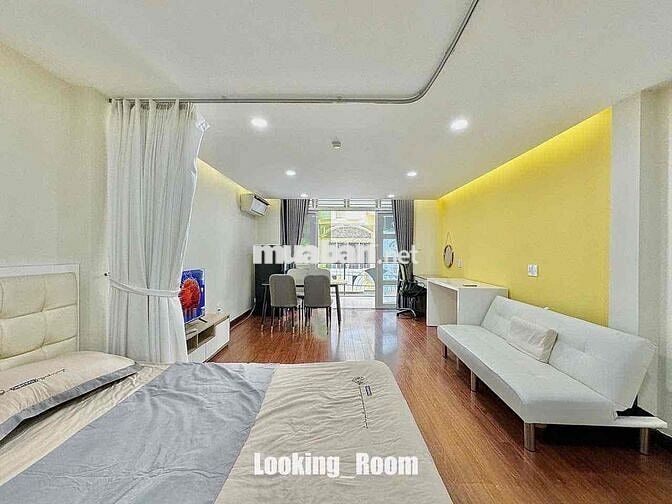 1PN ban công, tách bếp, máy giặt riêng, full NT cao cấp ngay Cộng Hoà