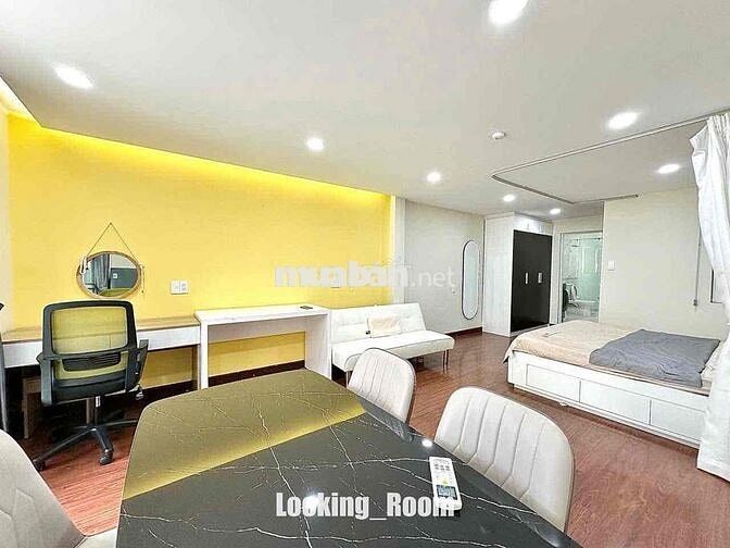 1PN ban công, tách bếp, máy giặt riêng, full NT cao cấp ngay Cộng Hoà