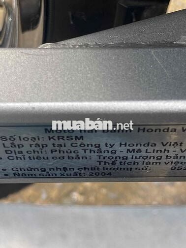 BÁN Honda wave ampha 2004 Bs TPHCM 4số