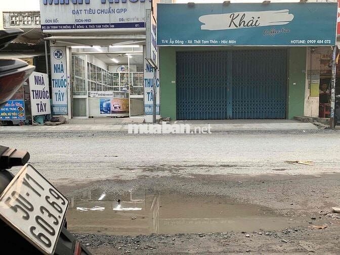 đất mặt tiền trịnh thị miếng , chợ bắp