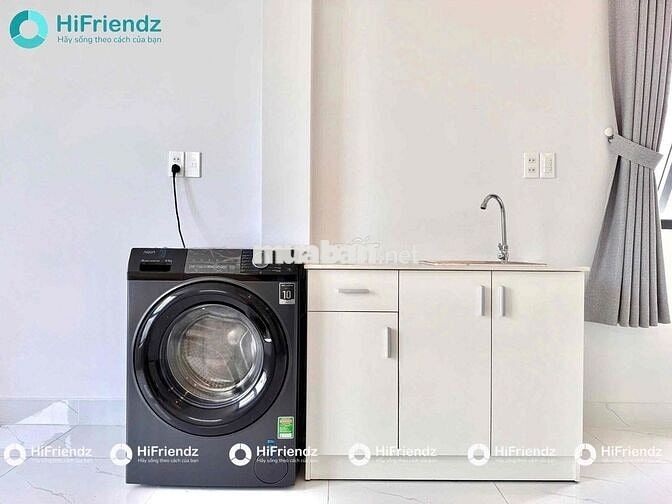 Cho thuê căn hộ mới 100% sát cầu chữ Y có máy giặt riêng