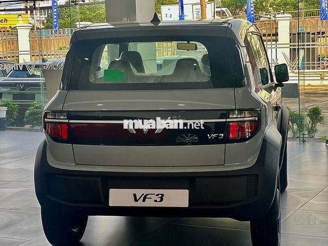 VinFast VF3 2025 màu xám xi măng