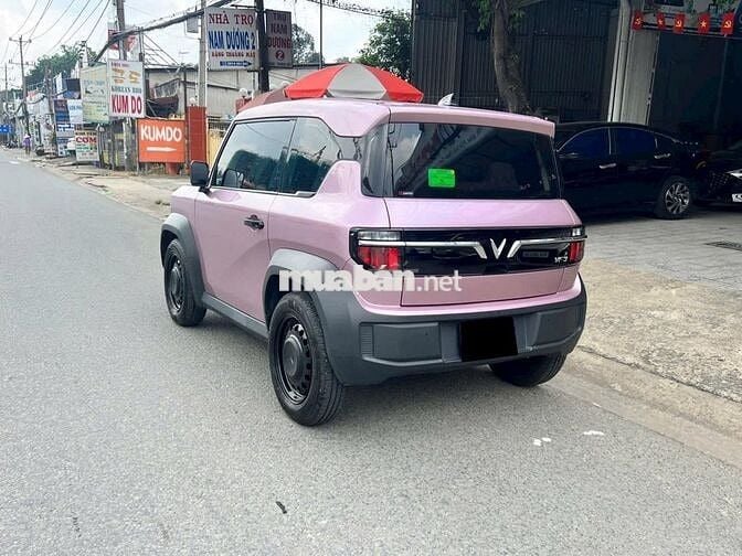 Vinfast VF3 2025 màu tím sữa