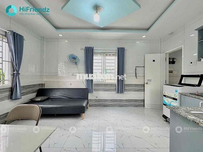 Cho thuê 1 phòng ngủ tách bếp máy giặt riêng ngay cầu chánh hưng