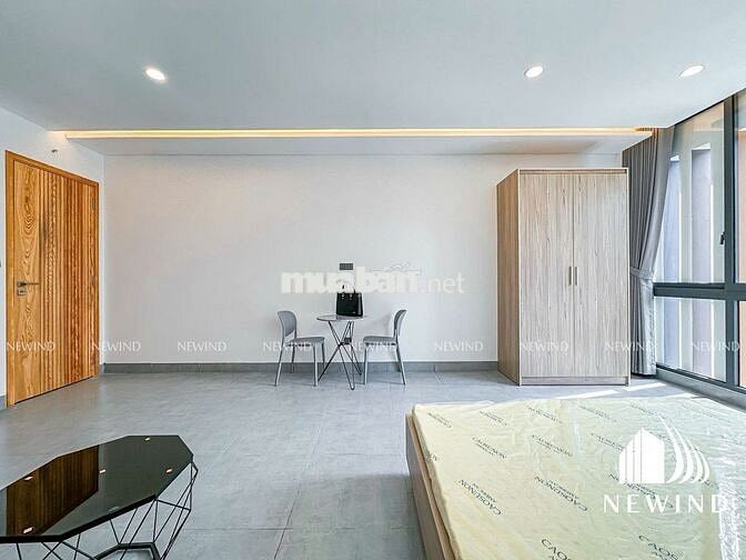 Căn hộ dịch vụ studio full nt cửa sổ trời siêu rộng gần trung tâm