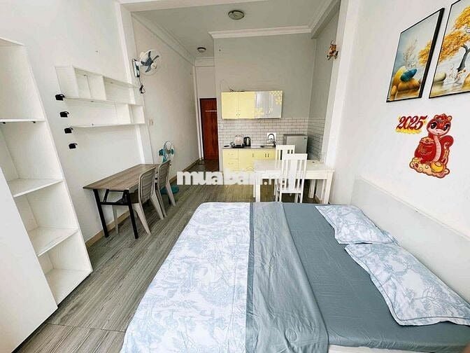 🏡 Căn Hộ Studio Full Nội Thất , Ban Công , Máy Giặt Riêng , Quận 1 💕