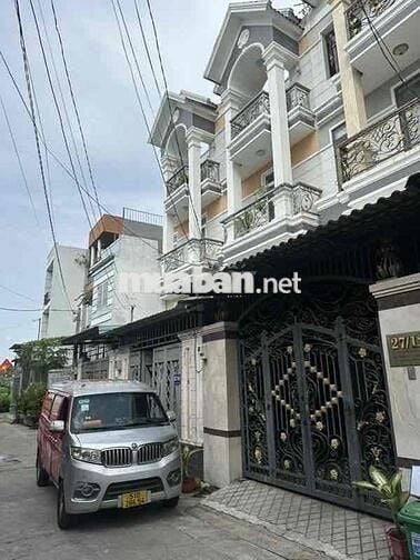 NHÀ ĐẸP 5TẦNG HẺM XE HƠI, THẠNH LỘC, Q12 5x17 GIÁ TỐT