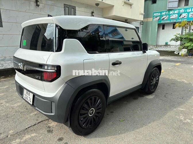 VinFast VF3 Mua T3/2025 Màu Trắng xe đẹp có option