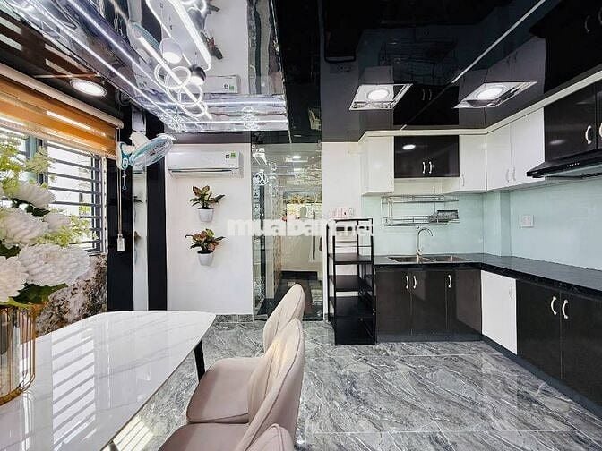 SIÊU PHẨM NHÀ 5 TẦNG MỚI XÂY, 2 MẶT,  HXH,  P AN HỘI TÂY, GIÁ 7.250 TỶ