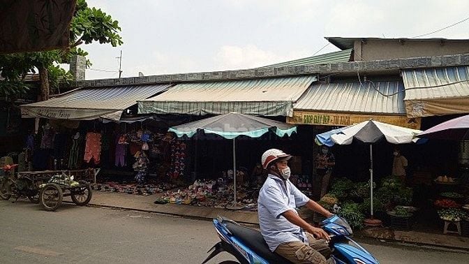 Cho thuê toàn bộ căn nhà ngay giữa chợ Ông Trác, huyện Hóc Môn, TP.HCM