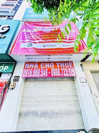 ❇️❇️ Cho Thuê Nhà 2MT: 652 Đường 3/2 - Quận 10 - 4x20m, 2 tầng