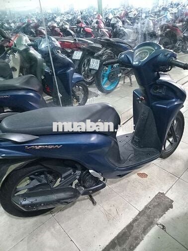 Xe máy Honda Vision màu xanh