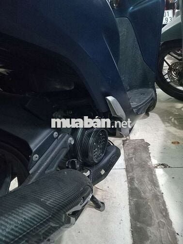 Xe máy Honda Vision màu xanh