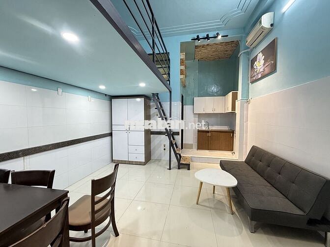 Căn hộ mini- phòng trọ full nội thất, 34m2, Bàu Cát 6, Tân Bình