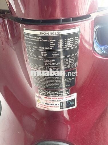 Xe máy SH150i đời 2018 màu đỏ đen