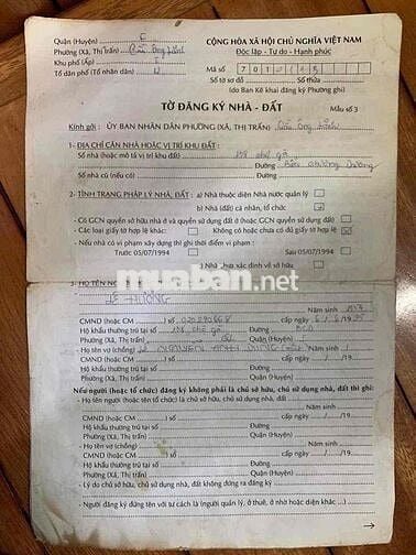 Nhà hẻm võ văn kiệt - yersin quận 1