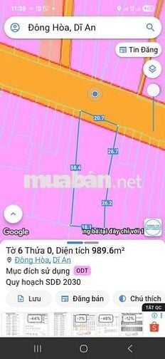 BÁN ĐẤT 2 MẶT TIỀN CHÍNH CHỦ LÂU ĐỜI Ngang 20 dài 90 sẳn 500 thổ