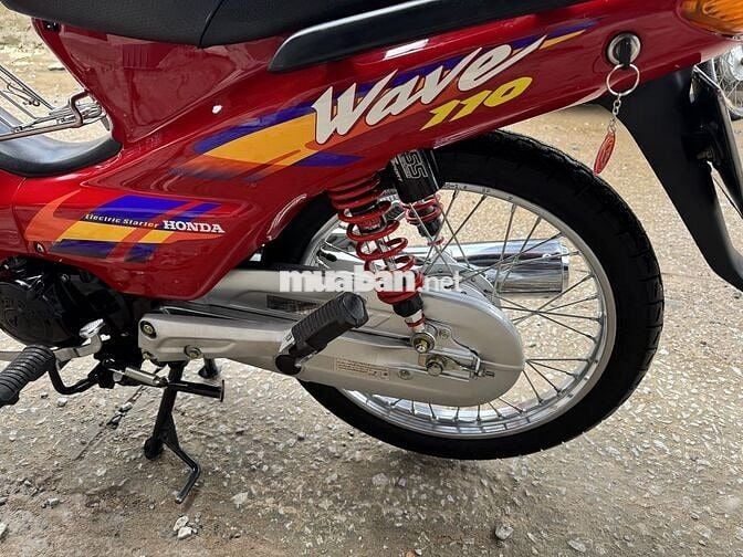 Cần bán wave 110 đời 1998 xe màu đỏ