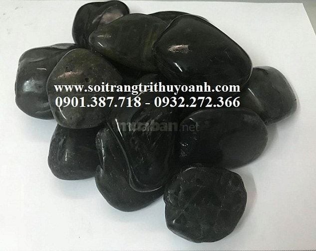 Sỏi đen bóng nhập khẩu cấp cho công trình tại Miền Nam