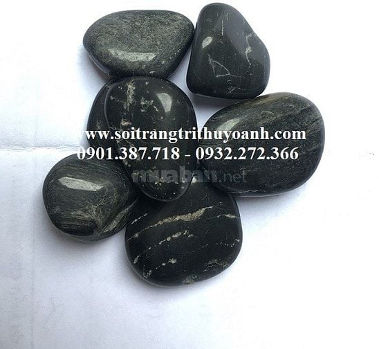 Sỏi đen bóng nhập khẩu cấp cho công trình tại Miền Nam