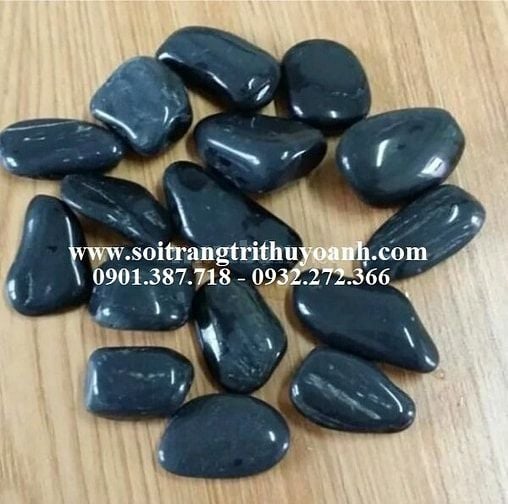 Sỏi đen bóng nhập khẩu cấp cho công trình tại Miền Nam