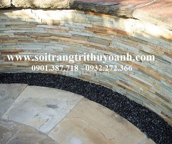 Sỏi đen bóng nhập khẩu cấp cho công trình tại Miền Nam