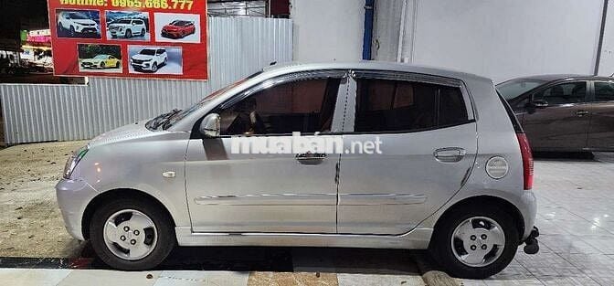 Kia Morning SLX 2005 số tự động màu bạc