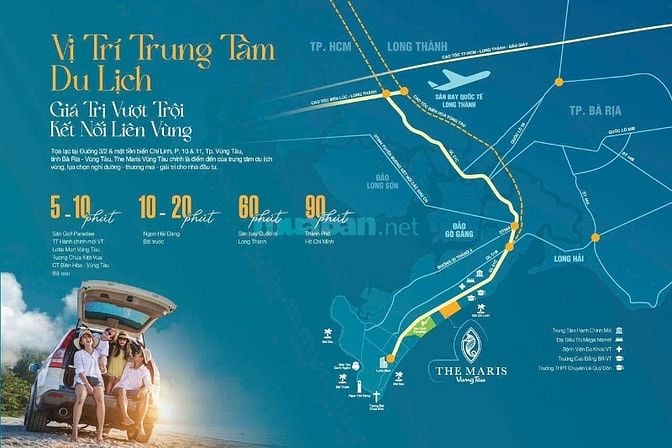 Bán căn hộ nghĩ dưỡng The Maris Vũng Tàu ngay trung tâm Tp đường 3/2