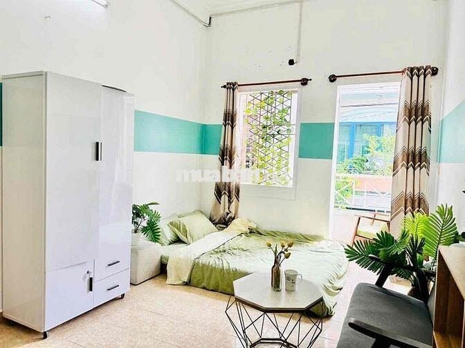 phòng trọ 1PN ban công 40m2 gần Hoàng Diệu đại học UL- giờ giấc tự do