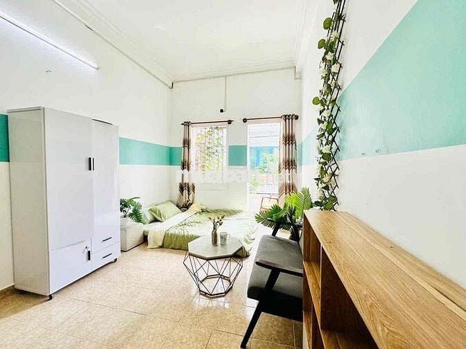 phòng trọ 1PN ban công 40m2 gần Hoàng Diệu đại học UL- giờ giấc tự do