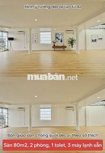 Sàn 90m2 - Mới 3 Máy Lạnh - Trung tâm Tân Bình - Giá Tốt