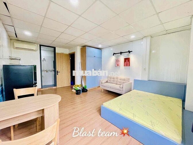 Chính chủ cho thuê phòng ngay Nơ Trang Long_Full nội thất,Cửa sổ lớn